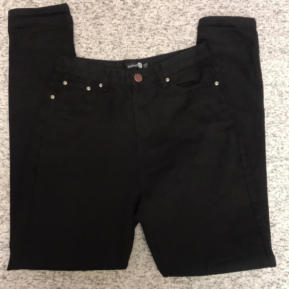 BooHoo black jeans